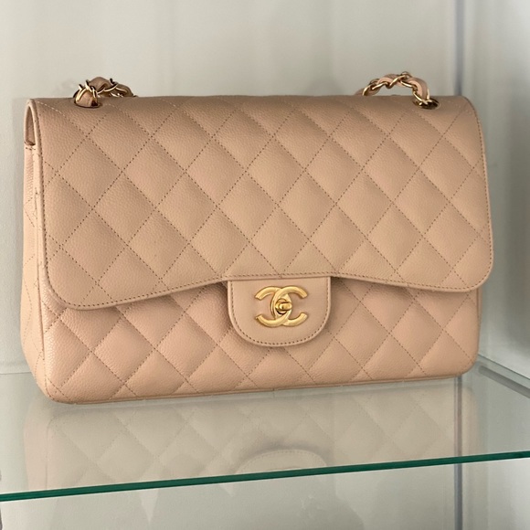 Chanel Classic Jumbo Beige Claire - Picture 3 of 15